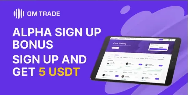 OMTradeが新規登録キャンペーンを実施｜2000人限定で5USDTの取引ボーナスを付与
