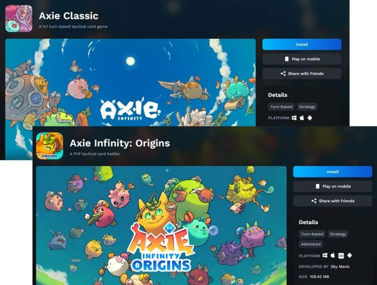 Axie Infinityのインストール