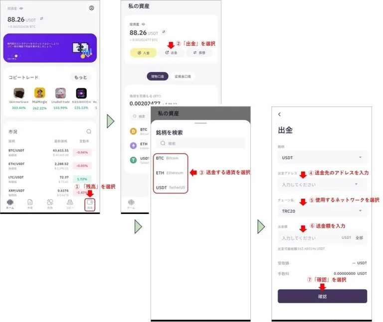 OMTTradeの出金
