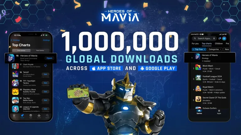 Heros of Maviaが累計ダウンロード数100万を達成|トークン価格はローンチ時より2倍以上上昇