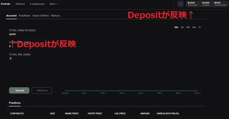 入金完了