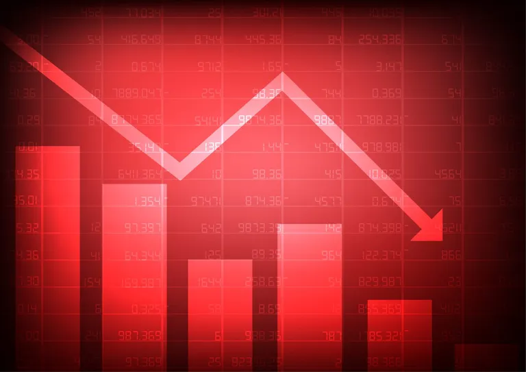 ビットコイン急落、ナスダック上場企業の株価も大幅下落
