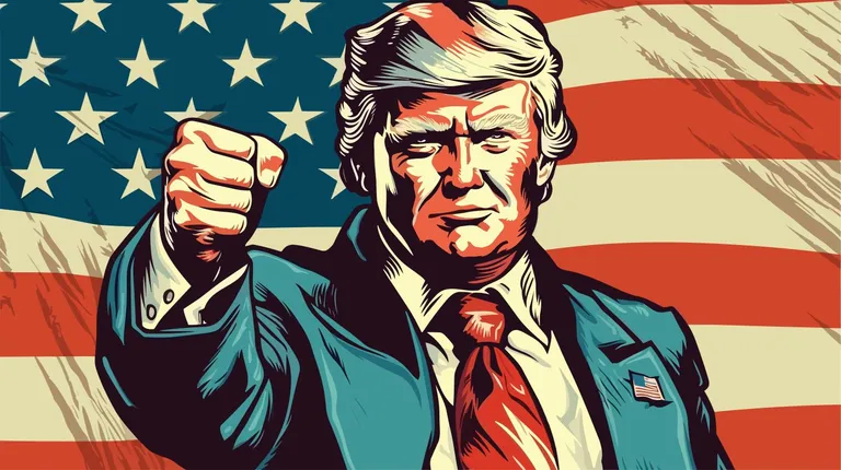 トランプ氏モチーフのミームコイン「FIGHT」が登場｜選挙運動への寄付を予定