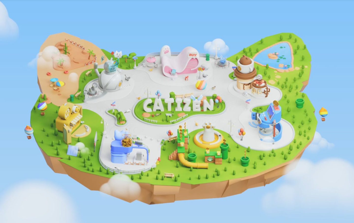 テレグラムミニゲーム「Catizen」、公式サイトリニューアルでさらなる展開へ