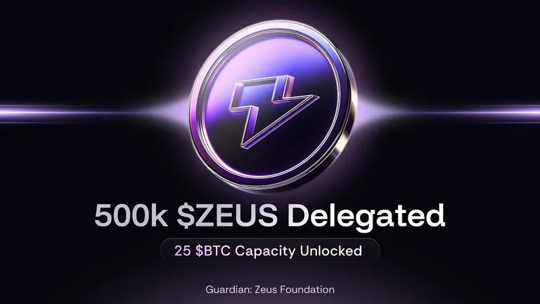 Zeus Networkエポック2のデリゲート、50万$ZEUSが22分で満了