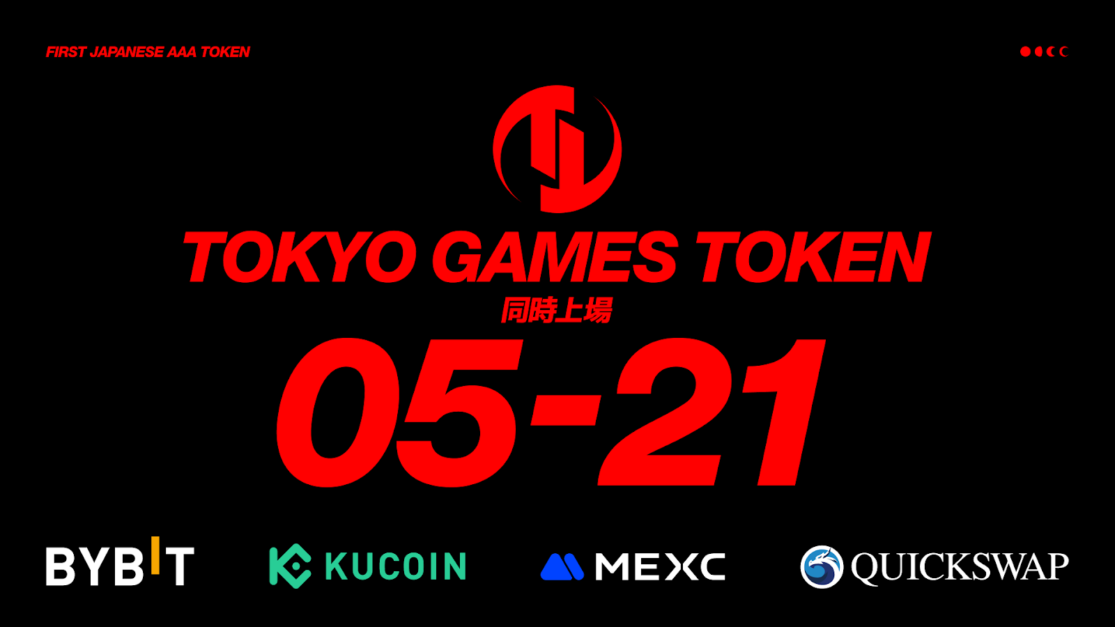TOKYO GAMES TOKEN（TGT）、Bybit含む海外大手取引所に5/21同時上場決定 ～第1弾タイトル『TOKYO BEAST』の基軸通貨として活用、 上場記念ステーキングキャンペーンも開催～