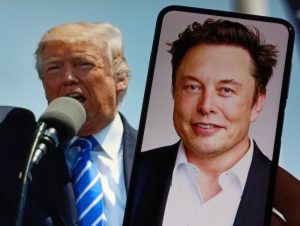トランプvsマスク衝突でビットコイン大量清算、8.7億ドル相当が消失