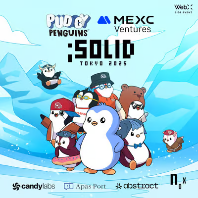 Pudgy Penguins、日本で大型イベント開催｜MEXC Venturesとの連携で世界展開を加速
