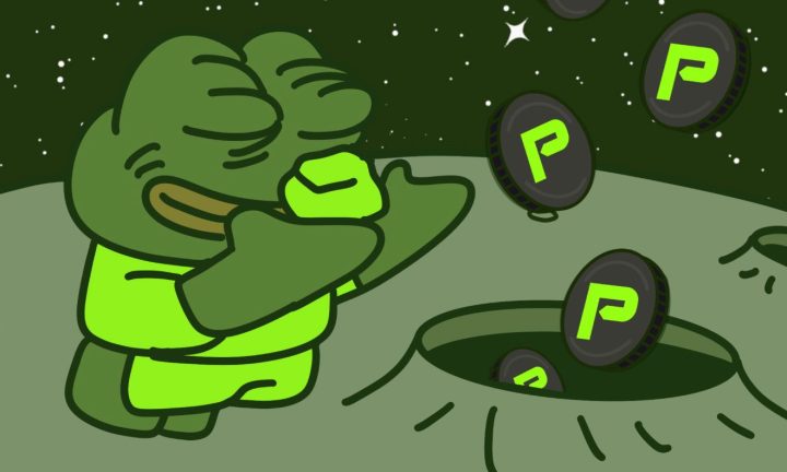 宇宙でPEPENODEをマイニングしているPepenodeのミーム