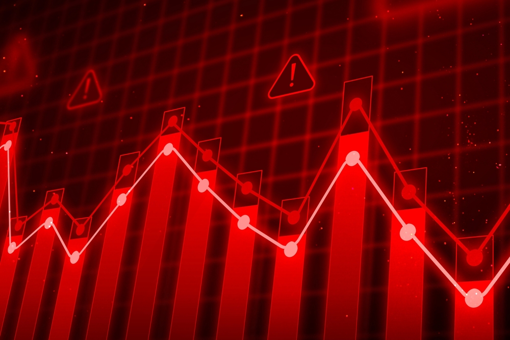 仮想通貨市場が急落|ビットコインは2ヶ月ぶりの安値水準に