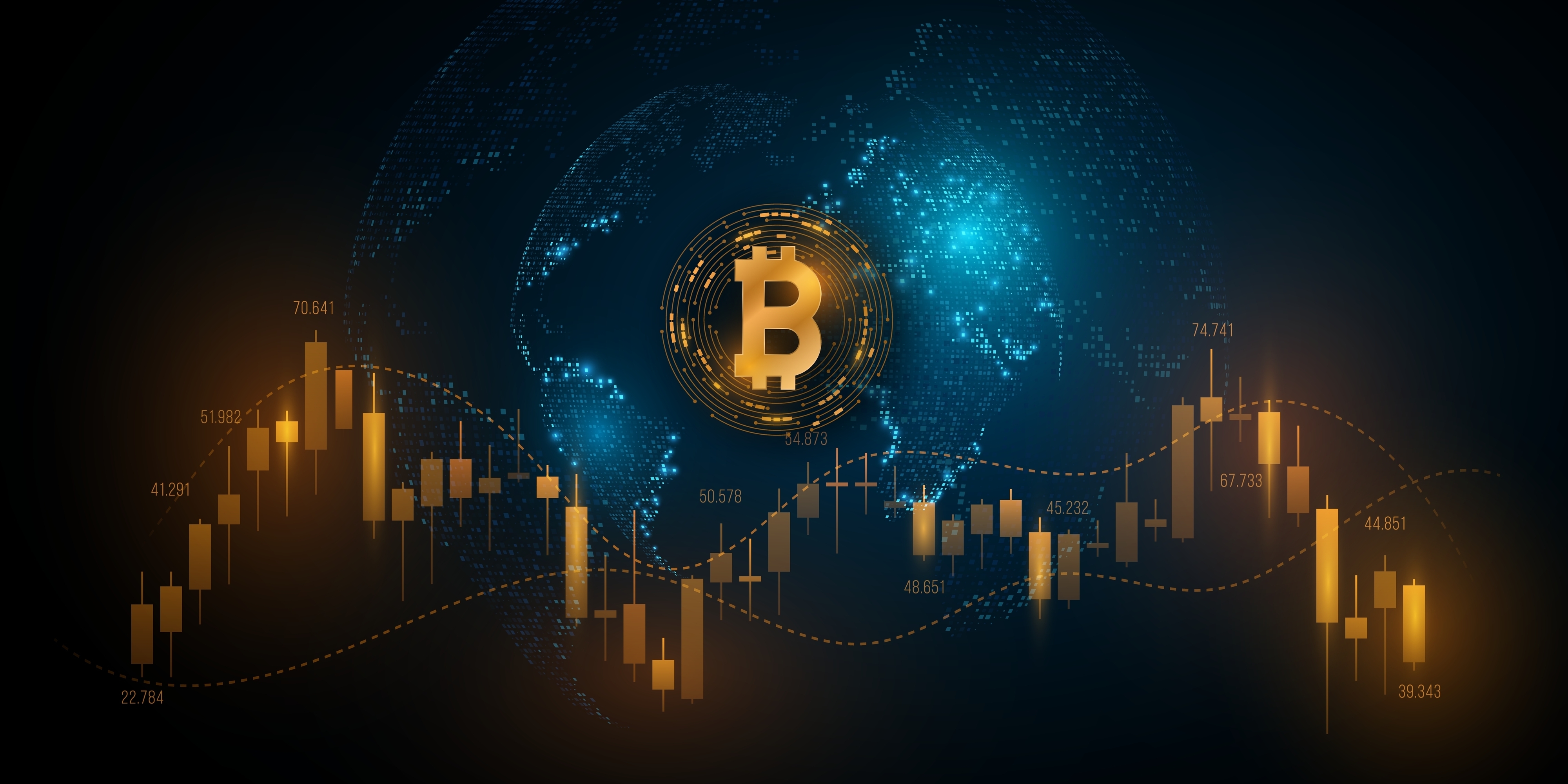仮想通貨は株より強い？米株7%安でもBTCは2%減